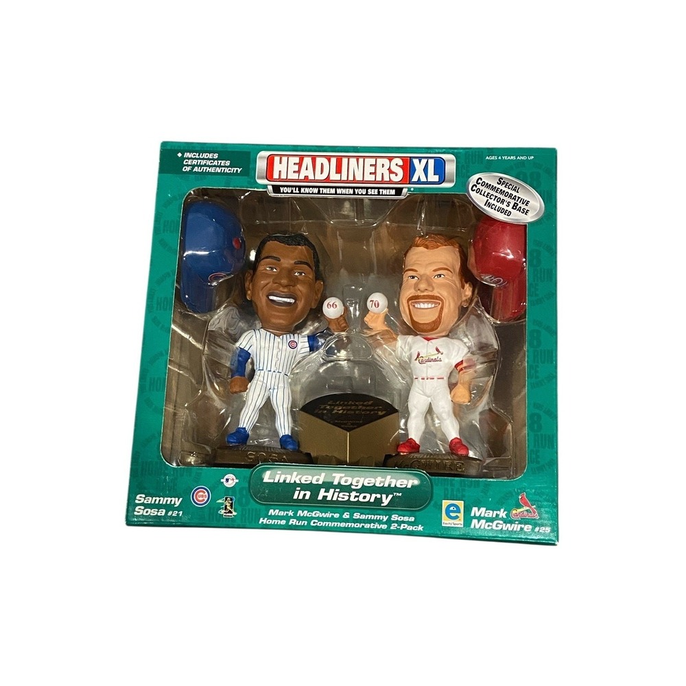 HEADLINERS XL SAMMY SOSA & MARK‎ MCGWIRE - NIB GREAT FOR DISPLAY